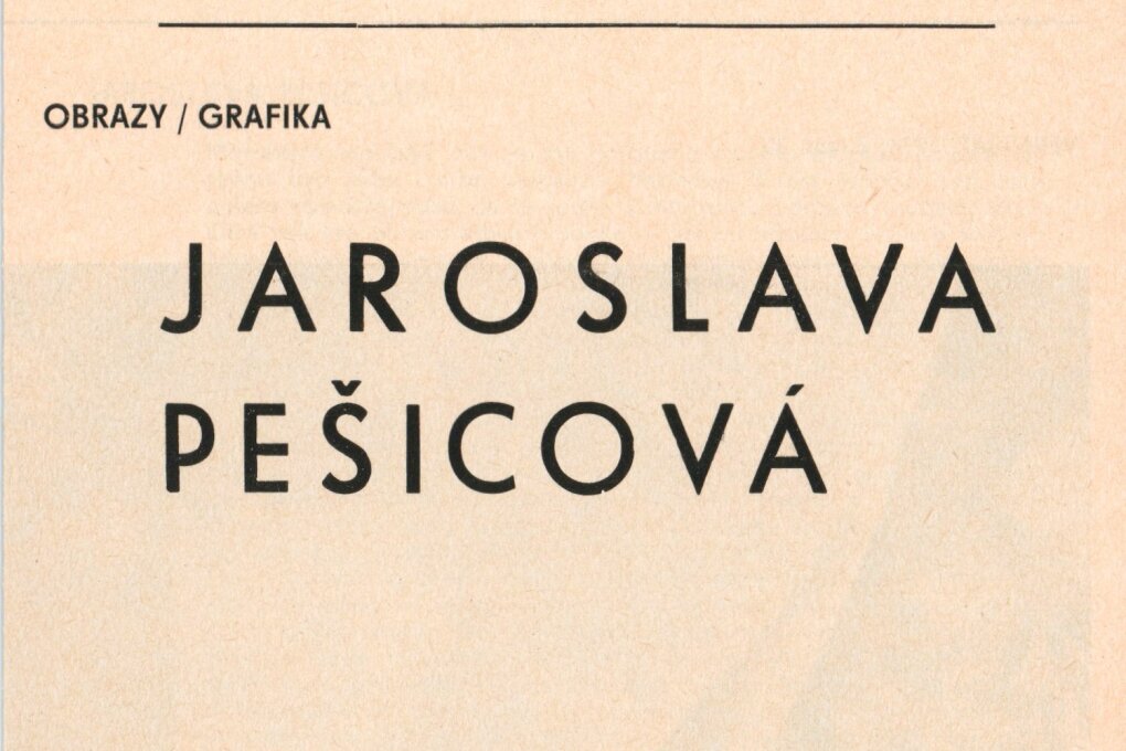Jaroslava Pešicová – obrazy, grafika